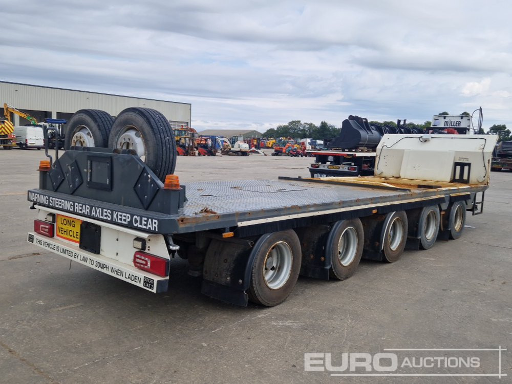 Crane Fruehauf 74 Ton 5 Axle Low Loader Trailer, Rear Steer - Náves podvalník: obrázok 5 Crane Fruehauf 74 Ton 5 Axle Low Loader Trailer, Rear Steer - Náves podvalník: obrázok 5