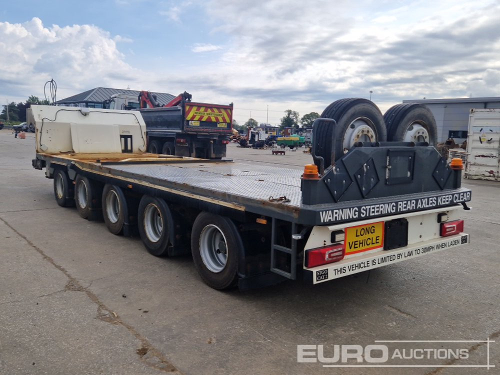 Crane Fruehauf 74 Ton 5 Axle Low Loader Trailer, Rear Steer - Náves podvalník: obrázok 3 Crane Fruehauf 74 Ton 5 Axle Low Loader Trailer, Rear Steer - Náves podvalník: obrázok 3