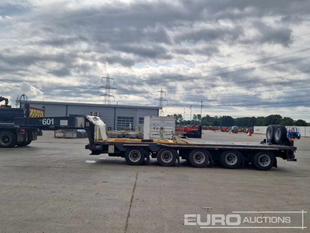 Crane Fruehauf 74 Ton 5 Axle Low Loader Trailer, Rear Steer - Náves podvalník: obrázok 2 Crane Fruehauf 74 Ton 5 Axle Low Loader Trailer, Rear Steer - Náves podvalník: obrázok 2