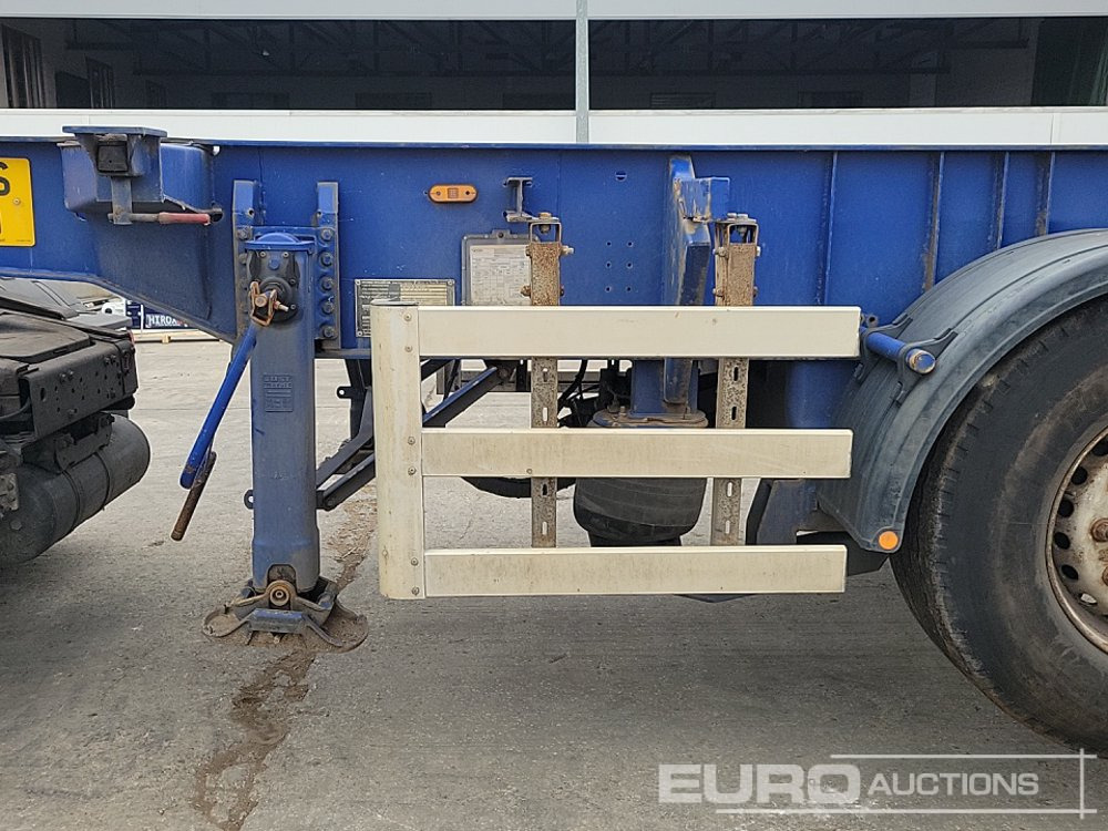 Plošinový/ Valníkový náves Dennison Trailers 4 Axle 40' Skeleton Trailer, Front Lift Axle, Twist Locks: obrázok 40