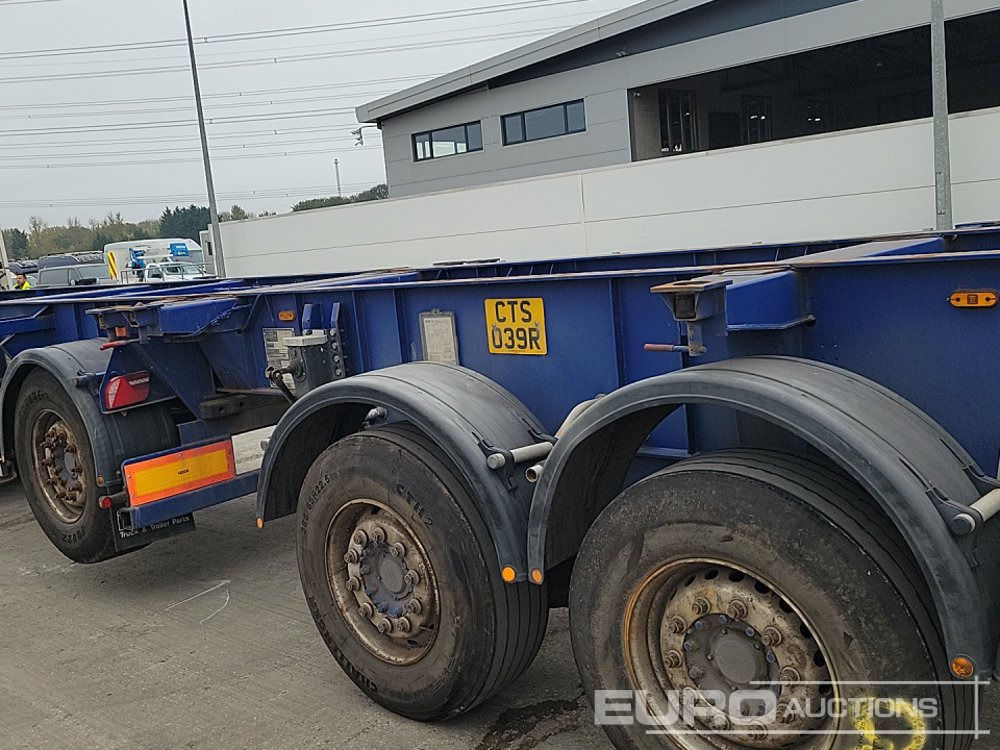 Plošinový/ Valníkový náves Dennison Trailers 4 Axle 40' Skeleton Trailer, Front Lift Axle, Twist Locks: obrázok 36