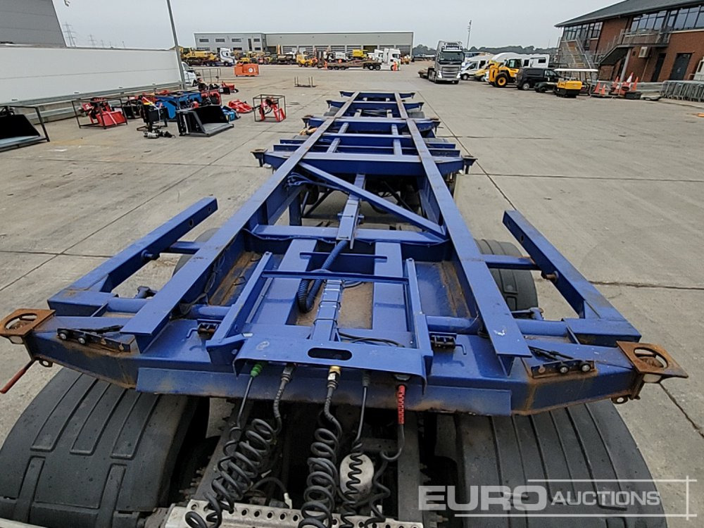Plošinový/ Valníkový náves Dennison Trailers 4 Axle 40' Skeleton Trailer, Front Lift Axle, Twist Locks: obrázok 8