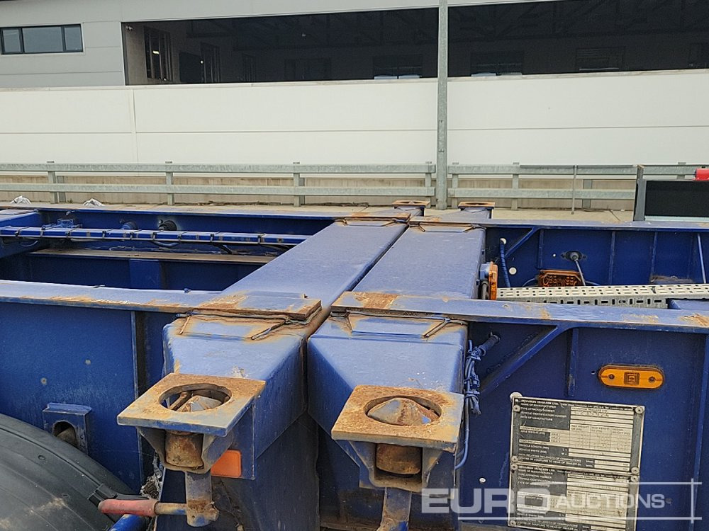 Plošinový/ Valníkový náves Dennison Trailers 4 Axle 40' Skeleton Trailer, Front Lift Axle, Twist Locks: obrázok 38