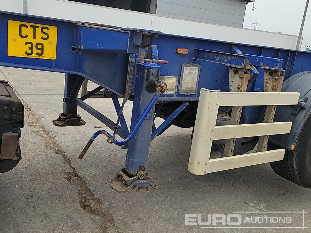 Plošinový/ Valníkový náves Dennison Trailers 4 Axle 40' Skeleton Trailer, Front Lift Axle, Twist Locks: obrázok 41
