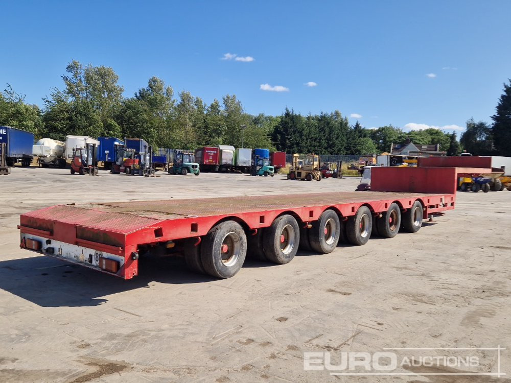ES-GE 6 Axle Step Frame Extendable Low Loader Trailer, 4 Axle Steer, Air Brakes, Auto Lube - Náves podvalník: obrázok 5 ES-GE 6 Axle Step Frame Extendable Low Loader Trailer, 4 Axle Steer, Air Brakes, Auto Lube - Náves podvalník: obrázok 5