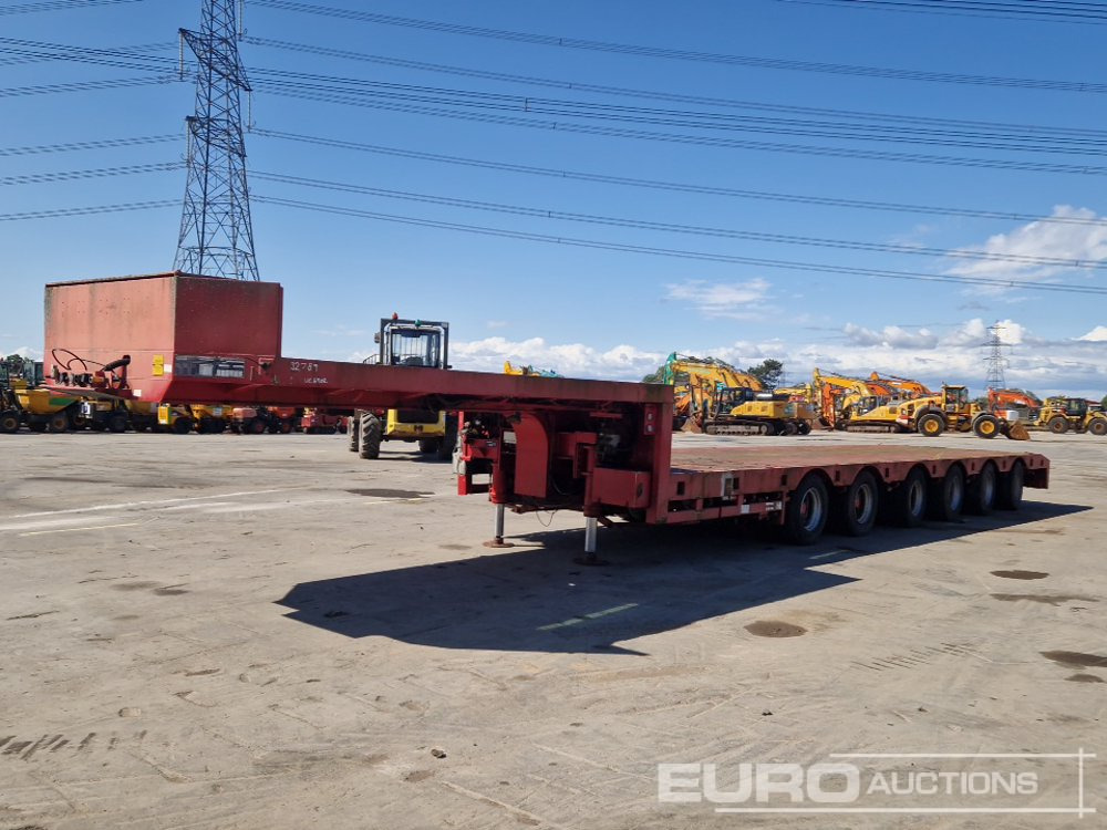 ES-GE 6 Axle Step Frame Extendable Low Loader Trailer, 4 Axle Steer, Air Brakes, Auto Lube - Náves podvalník: obrázok 1 ES-GE 6 Axle Step Frame Extendable Low Loader Trailer, 4 Axle Steer, Air Brakes, Auto Lube - Náves podvalník: obrázok 1