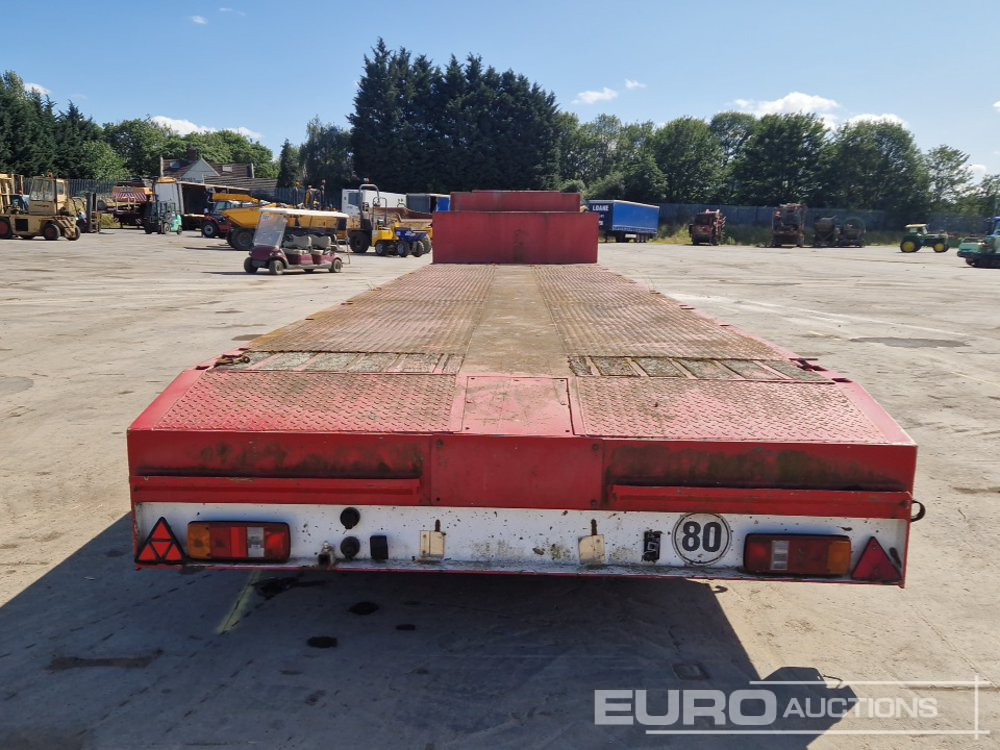 ES-GE 6 Axle Step Frame Extendable Low Loader Trailer, 4 Axle Steer, Air Brakes, Auto Lube - Náves podvalník: obrázok 4 ES-GE 6 Axle Step Frame Extendable Low Loader Trailer, 4 Axle Steer, Air Brakes, Auto Lube - Náves podvalník: obrázok 4