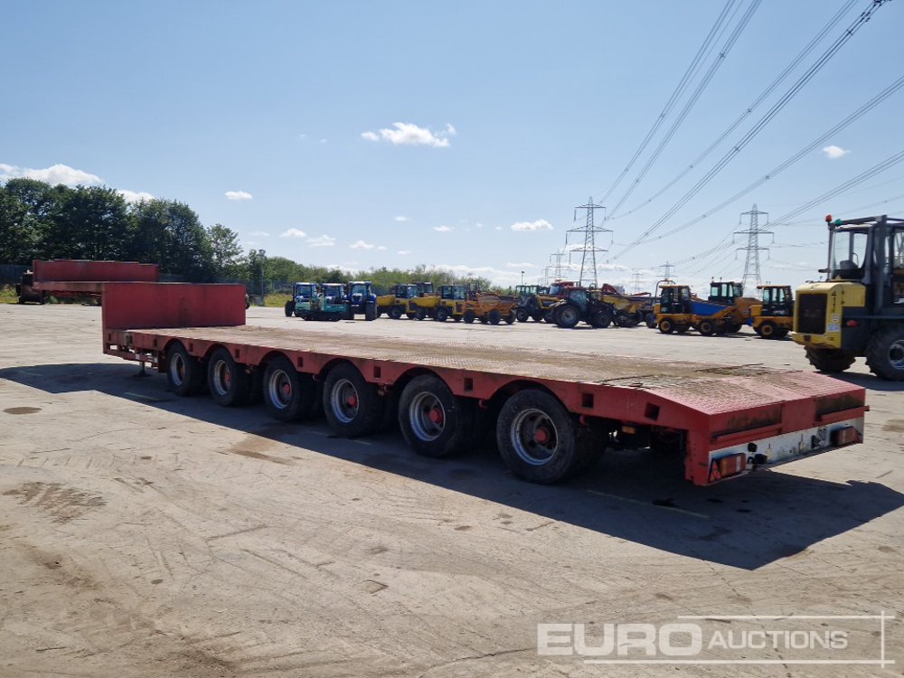 ES-GE 6 Axle Step Frame Extendable Low Loader Trailer, 4 Axle Steer, Air Brakes, Auto Lube - Náves podvalník: obrázok 3 ES-GE 6 Axle Step Frame Extendable Low Loader Trailer, 4 Axle Steer, Air Brakes, Auto Lube - Náves podvalník: obrázok 3
