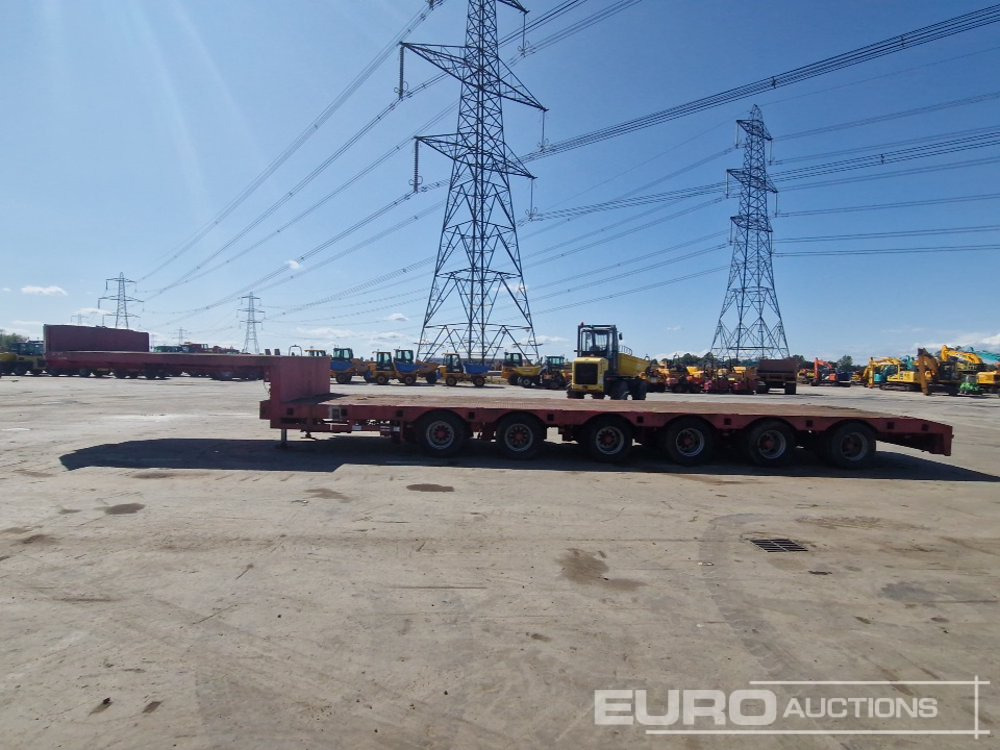 ES-GE 6 Axle Step Frame Extendable Low Loader Trailer, 4 Axle Steer, Air Brakes, Auto Lube - Náves podvalník: obrázok 2 ES-GE 6 Axle Step Frame Extendable Low Loader Trailer, 4 Axle Steer, Air Brakes, Auto Lube - Náves podvalník: obrázok 2