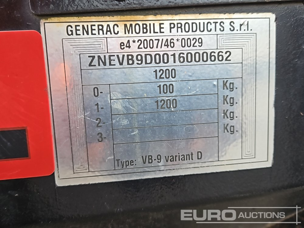 Osvetľovacia veža Generac VB9: obrázok 35 Osvetľovacia veža Generac VB9: obrázok 35