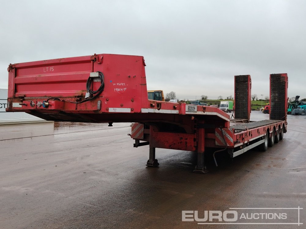 Gurlesenyil GLY4 4 Axle Extendable Stepframe Low Loader Trailer, Flip-Toe Ramps - Náves podvalník: obrázok 1 Gurlesenyil GLY4 4 Axle Extendable Stepframe Low Loader Trailer, Flip-Toe Ramps - Náves podvalník: obrázok 1