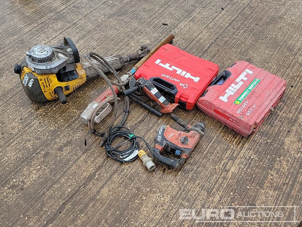 Hilti Hammer Drill (2 of), Hilti Battery Impact Gun, Hilti Battery Grinder, Hycon Hydraulic Core Drill, Wacker Neuson Hand Held Breaker - Stavebné zariadenia: obrázok 5 Hilti Hammer Drill (2 of), Hilti Battery Impact Gun, Hilti Battery Grinder, Hycon Hydraulic Core Drill, Wacker Neuson Hand Held Breaker - Stavebné zariadenia: obrázok 5