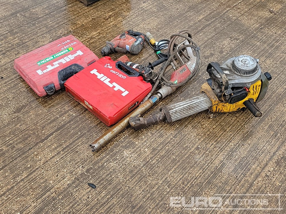 Hilti Hammer Drill (2 of), Hilti Battery Impact Gun, Hilti Battery Grinder, Hycon Hydraulic Core Drill, Wacker Neuson Hand Held Breaker - Stavebné zariadenia: obrázok 1 Hilti Hammer Drill (2 of), Hilti Battery Impact Gun, Hilti Battery Grinder, Hycon Hydraulic Core Drill, Wacker Neuson Hand Held Breaker - Stavebné zariadenia: obrázok 1