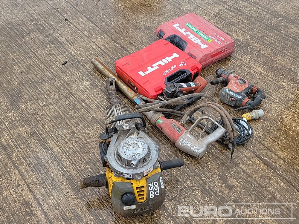 Hilti Hammer Drill (2 of), Hilti Battery Impact Gun, Hilti Battery Grinder, Hycon Hydraulic Core Drill, Wacker Neuson Hand Held Breaker - Stavebné zariadenia: obrázok 3 Hilti Hammer Drill (2 of), Hilti Battery Impact Gun, Hilti Battery Grinder, Hycon Hydraulic Core Drill, Wacker Neuson Hand Held Breaker - Stavebné zariadenia: obrázok 3