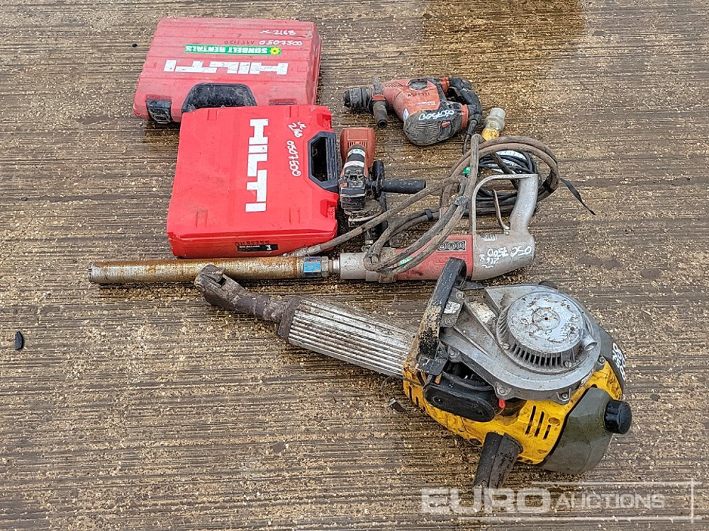 Hilti Hammer Drill (2 of), Hilti Battery Impact Gun, Hilti Battery Grinder, Hycon Hydraulic Core Drill, Wacker Neuson Hand Held Breaker - Stavebné zariadenia: obrázok 2 Hilti Hammer Drill (2 of), Hilti Battery Impact Gun, Hilti Battery Grinder, Hycon Hydraulic Core Drill, Wacker Neuson Hand Held Breaker - Stavebné zariadenia: obrázok 2