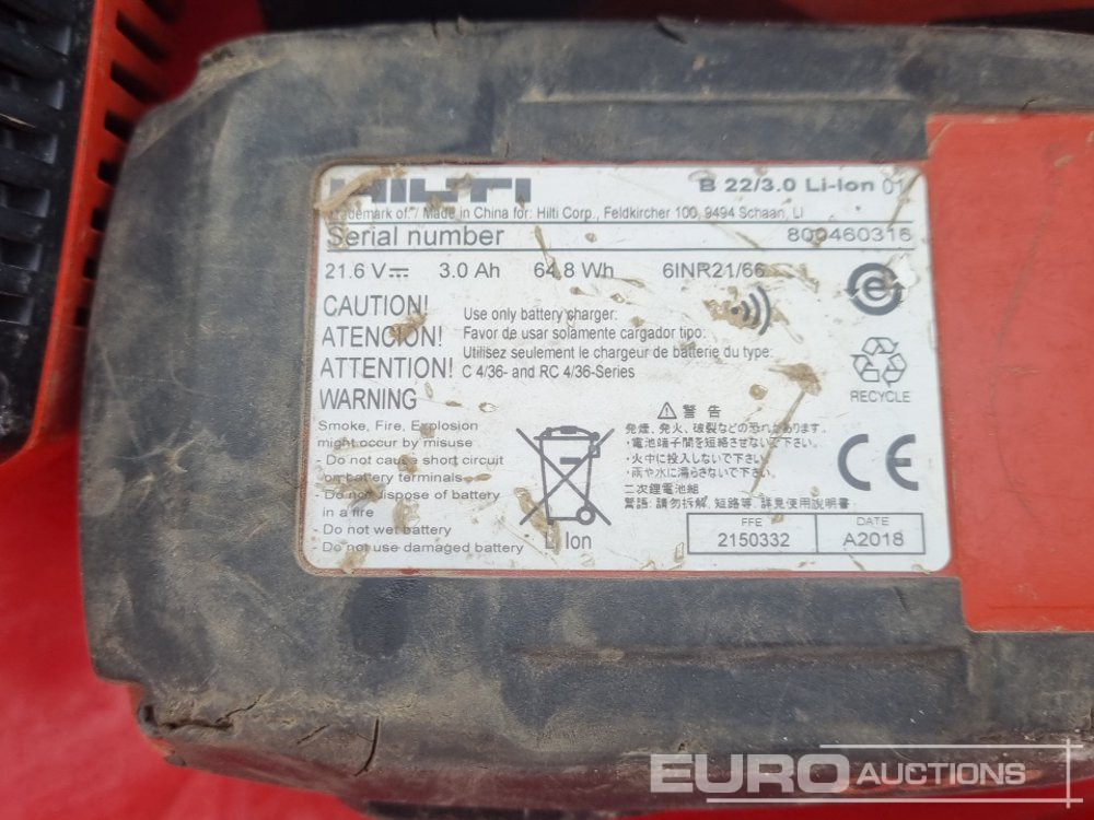 Hilti SIW 6AT-A22 22Volt Cordless 1/2" Impact Wrench - Stavebné zariadenia: obrázok 5 Hilti SIW 6AT-A22 22Volt Cordless 1/2" Impact Wrench - Stavebné zariadenia: obrázok 5