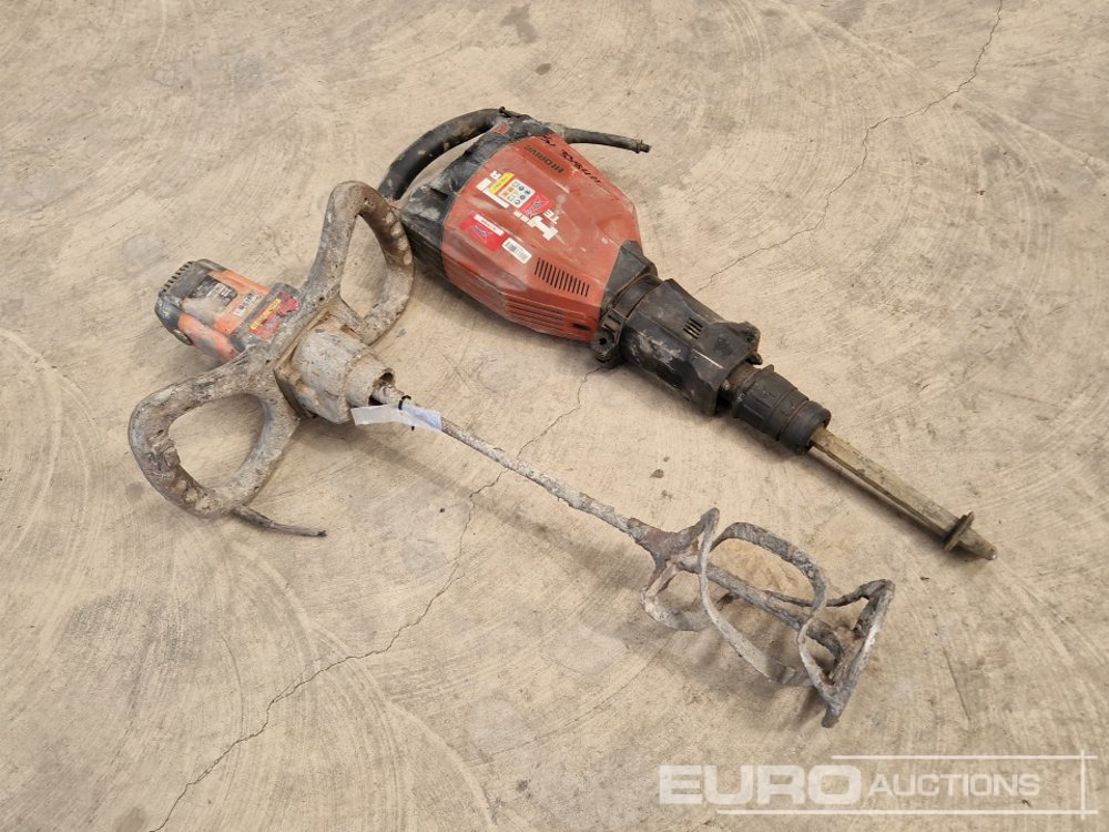 Hilti TE1000-AVR Breaker & Belle Paddle Mixer (2 of)(Spares) - Stavebné zariadenia: obrázok 4 Hilti TE1000-AVR Breaker & Belle Paddle Mixer (2 of)(Spares) - Stavebné zariadenia: obrázok 4