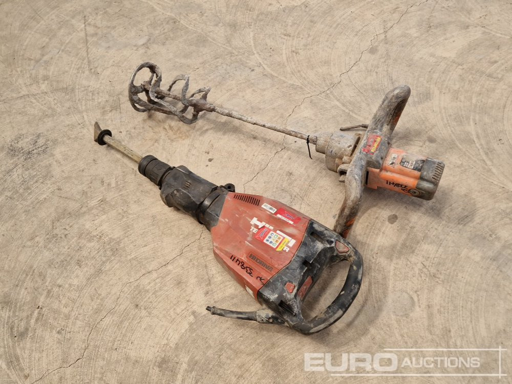 Hilti TE1000-AVR Breaker & Belle Paddle Mixer (2 of)(Spares) - Stavebné zariadenia: obrázok 2 Hilti TE1000-AVR Breaker & Belle Paddle Mixer (2 of)(Spares) - Stavebné zariadenia: obrázok 2