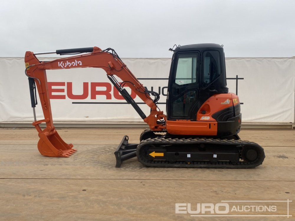 Kubota U55-4 - Mini rýpadlo: obrázok 2 Kubota U55-4 - Mini rýpadlo: obrázok 2