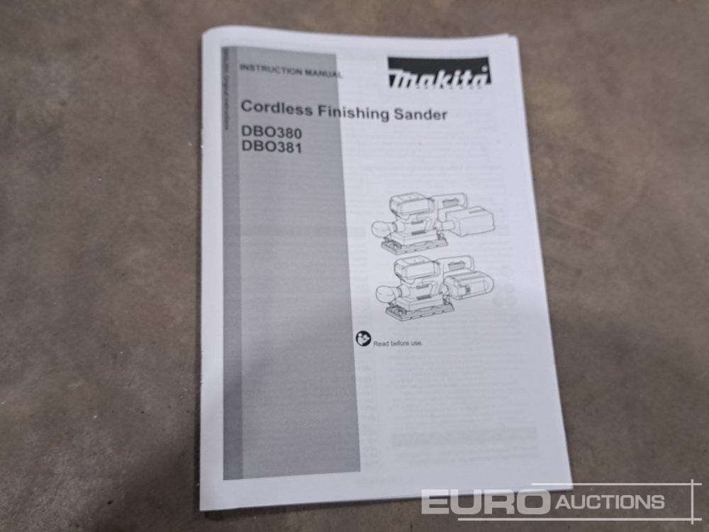 Vybavenie garáže/ Dielne Makita 18 Volt Cordless Sander: obrázok 22