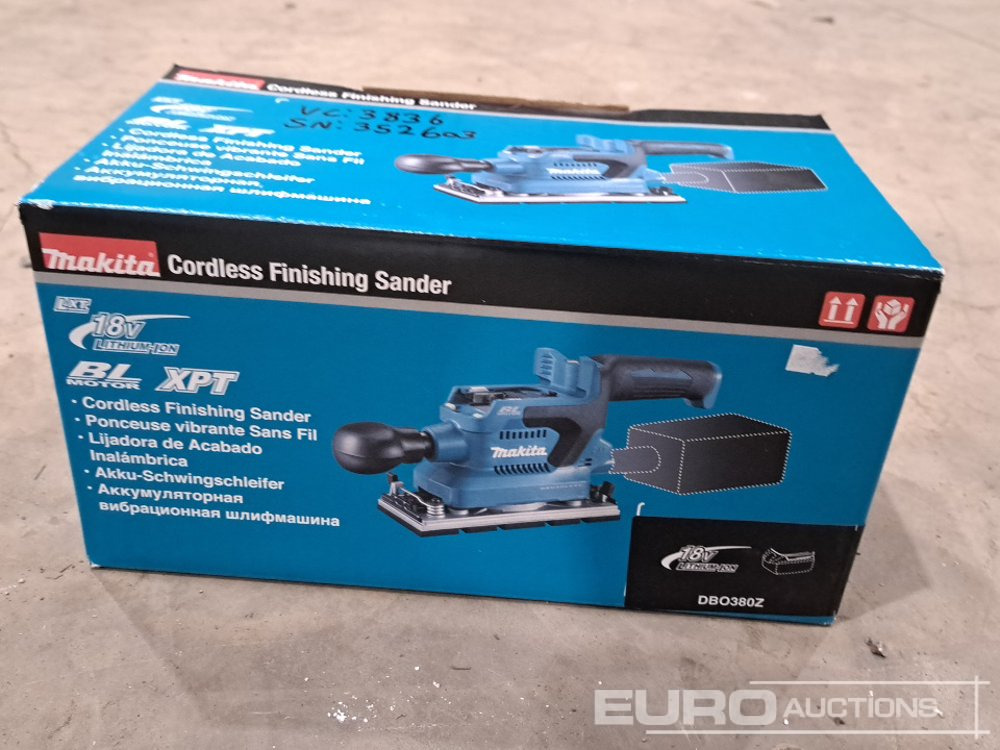 Vybavenie garáže/ Dielne Makita 18 Volt Cordless Sander: obrázok 23