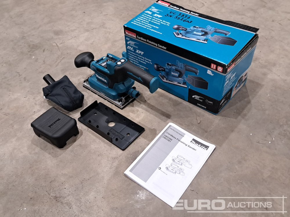 Makita 18 Volt Cordless Sander - Vybavenie garáže/ Dielne: obrázok 1 Makita 18 Volt Cordless Sander - Vybavenie garáže/ Dielne: obrázok 1