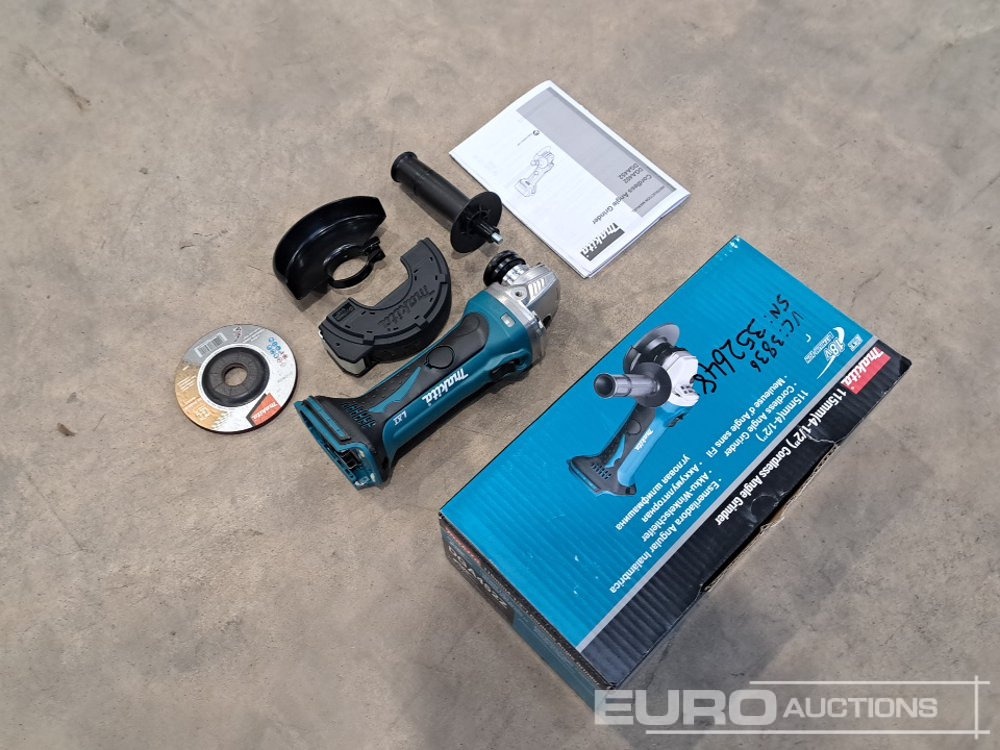 Makita Cordless Angle Grinder - Vybavenie garáže/ Dielne: obrázok 3 Makita Cordless Angle Grinder - Vybavenie garáže/ Dielne: obrázok 3