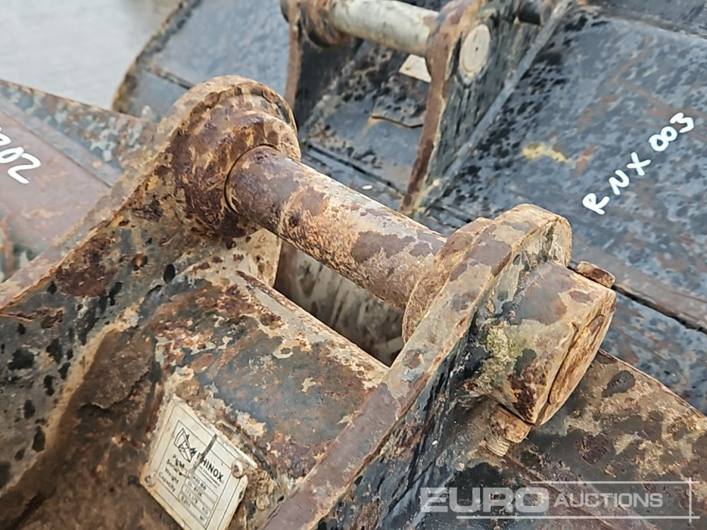 Lyžica Rhinox 60" Ditching, 36", 24" Digging Bucket 45mm Pin to suit 4-6 Ton Excavator: obrázok 22