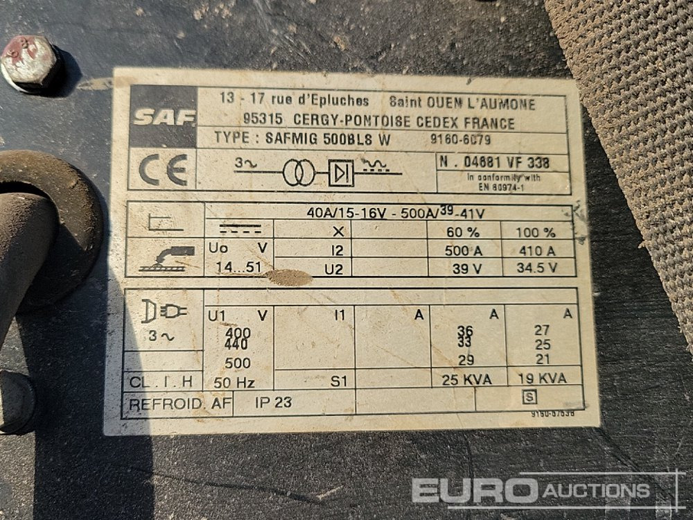 Elektrický generátor Saf 500BLS: obrázok 14