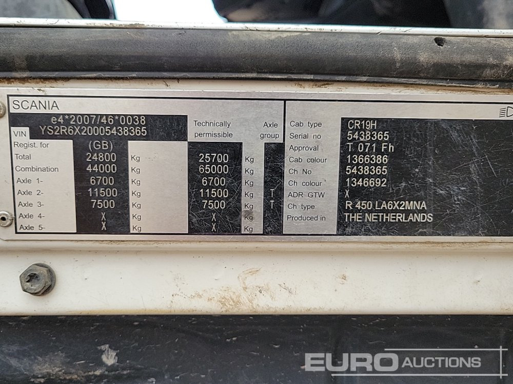 Ťahač 2016 Scania R450: obrázok 45