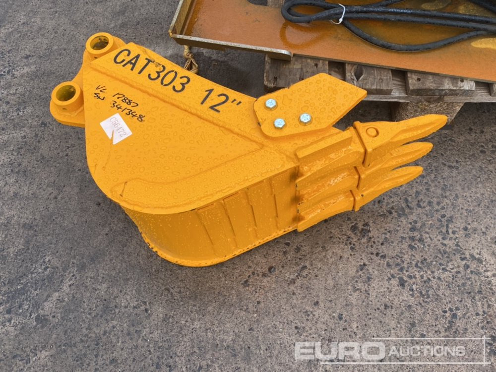Unused 2025 12" Digging Bucket to suit Mini Excavator - Lyžica: obrázok 3 Unused 2025 12" Digging Bucket to suit Mini Excavator - Lyžica: obrázok 3