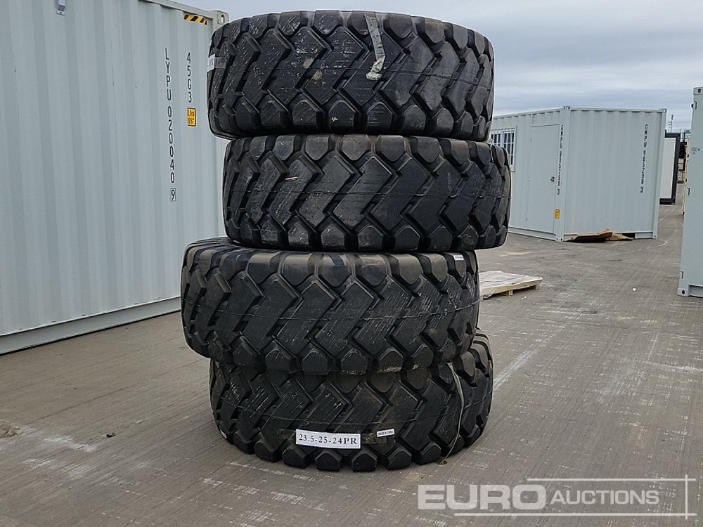 Unused 2025 23.5-25 Tyre (4 of) - Pneumatika: obrázok 1 Unused 2025 23.5-25 Tyre (4 of) - Pneumatika: obrázok 1