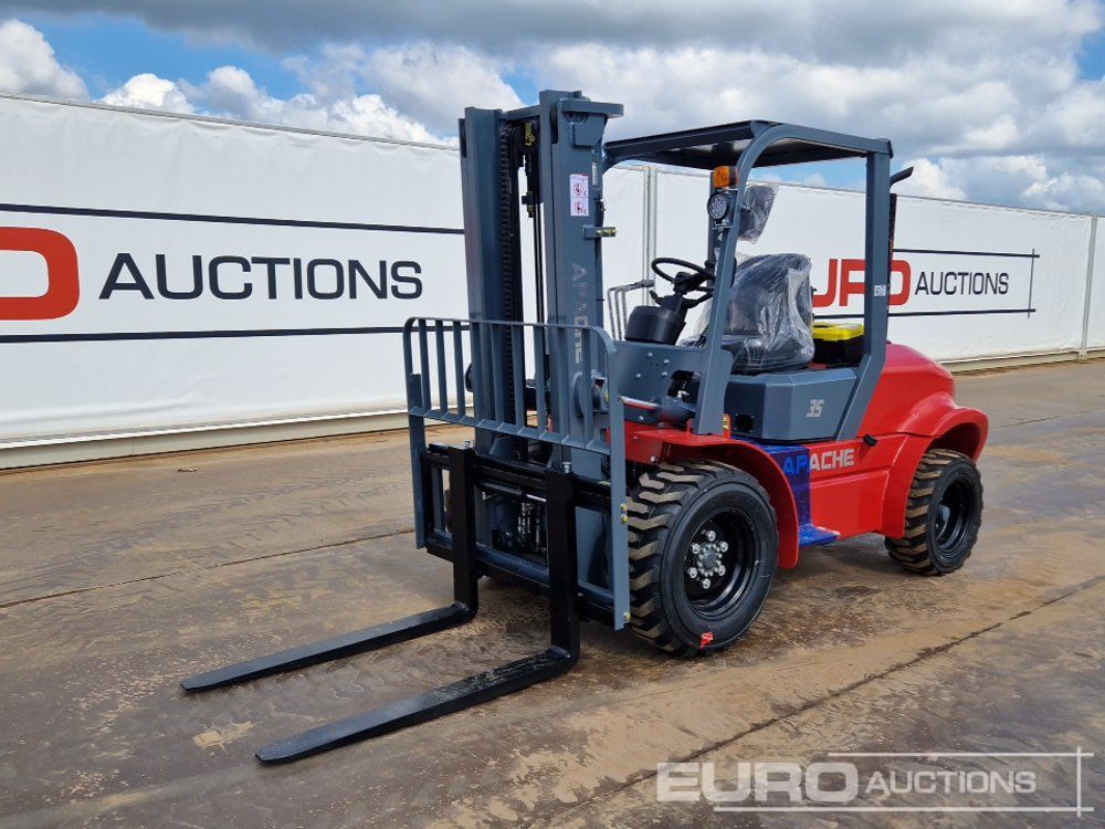 Unused 2025 Apache CPCD35 Diesel Rough Terrain Forklift, 2 Stage Mast, Sideshift - Terénny vozík: obrázok 2 Unused 2025 Apache CPCD35 Diesel Rough Terrain Forklift, 2 Stage Mast, Sideshift - Terénny vozík: obrázok 2