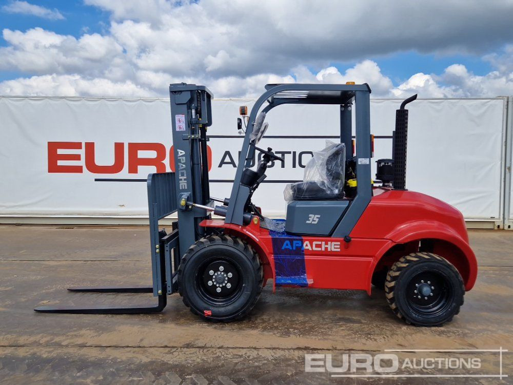 Unused 2025 Apache CPCD35 Diesel Rough Terrain Forklift, 2 Stage Mast, Sideshift - Terénny vozík: obrázok 3 Unused 2025 Apache CPCD35 Diesel Rough Terrain Forklift, 2 Stage Mast, Sideshift - Terénny vozík: obrázok 3