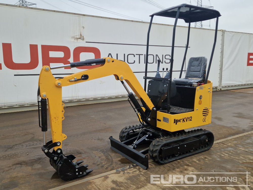 Unused 2025 JPC KV12 - Mini rýpadlo: obrázok 1 Unused 2025 JPC KV12 - Mini rýpadlo: obrázok 1