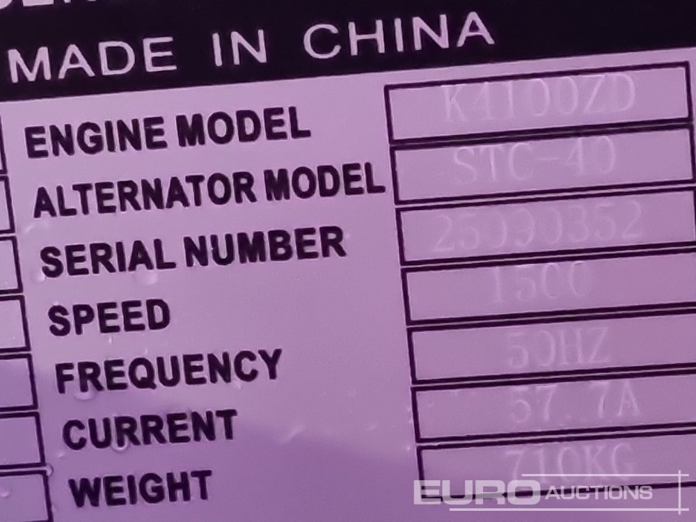 Elektrický generátor Unused 2025 Kawakenki KK40-111-SSS: obrázok 32
