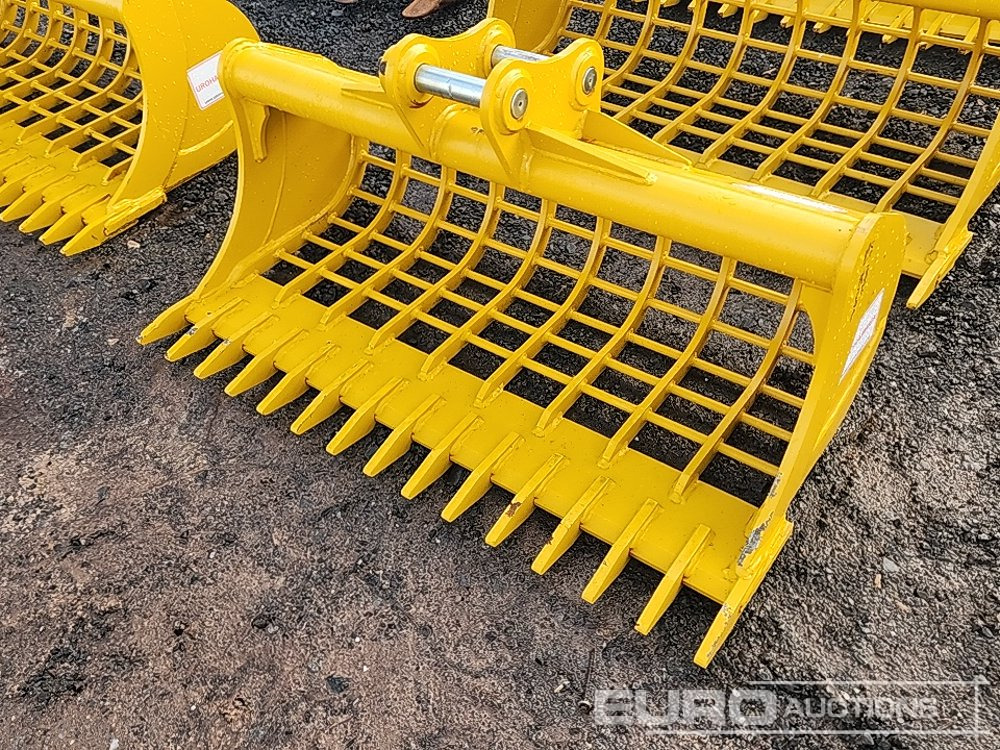 Unused 2025 Urohammer 48" 3T - 5T Rake Riddle Bucket to suit Mini Excavator - Lyžica: obrázok 1 Unused 2025 Urohammer 48" 3T - 5T Rake Riddle Bucket to suit Mini Excavator - Lyžica: obrázok 1
