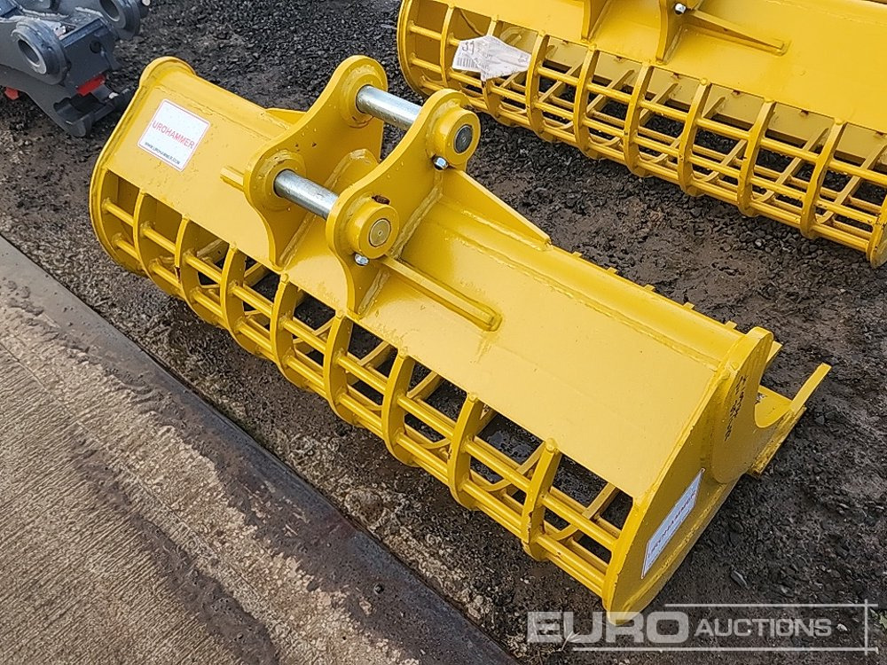 Unused 2025 Urohammer 48" 3T - 5T Rake Riddle Bucket to suit Mini Excavator - Lyžica: obrázok 3 Unused 2025 Urohammer 48" 3T - 5T Rake Riddle Bucket to suit Mini Excavator - Lyžica: obrázok 3