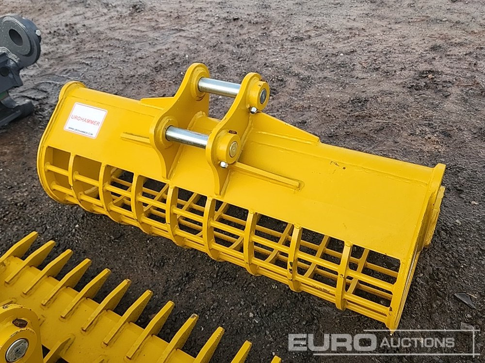 Unused 2025 Urohammer 48" 3T - 5T Rake Riddle Bucket to suit Mini Excavator - Lyžica: obrázok 3 Unused 2025 Urohammer 48" 3T - 5T Rake Riddle Bucket to suit Mini Excavator - Lyžica: obrázok 3