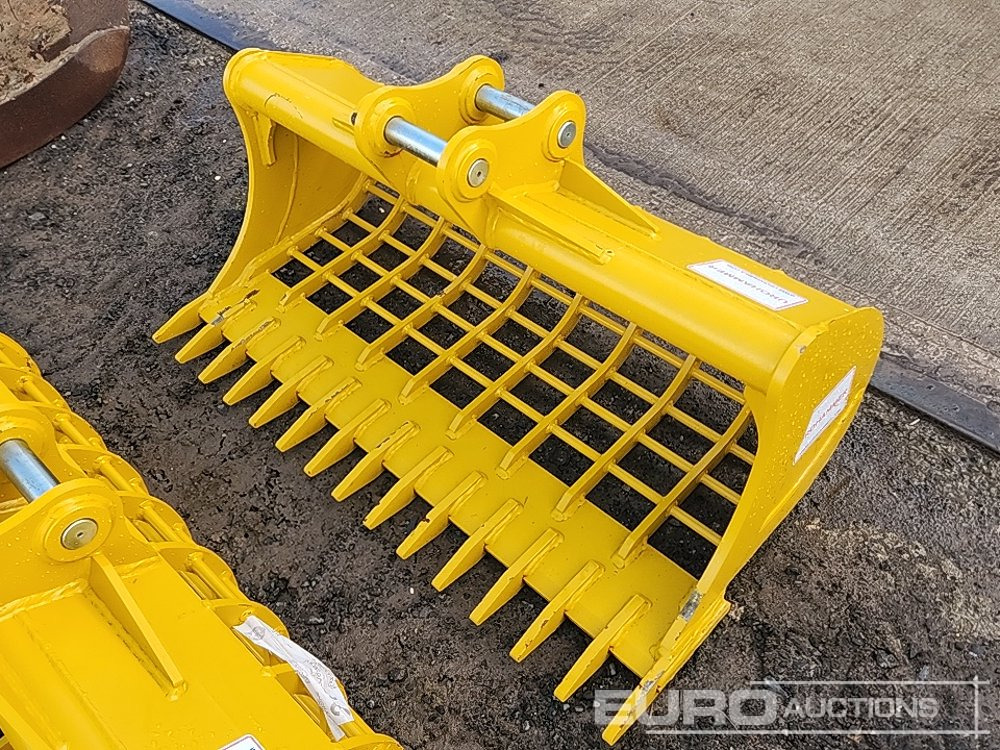 Unused 2025 Urohammer 48" 3T - 5T Rake Riddle Bucket to suit Mini Excavator - Lyžica: obrázok 1 Unused 2025 Urohammer 48" 3T - 5T Rake Riddle Bucket to suit Mini Excavator - Lyžica: obrázok 1