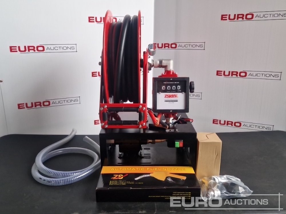 Unused Boss 12v Pump, Retractable Hose Reel, 10m Hose, Flow Meter - Vybavenie garáže/ Dielne: obrázok 1 Unused Boss 12v Pump, Retractable Hose Reel, 10m Hose, Flow Meter - Vybavenie garáže/ Dielne: obrázok 1