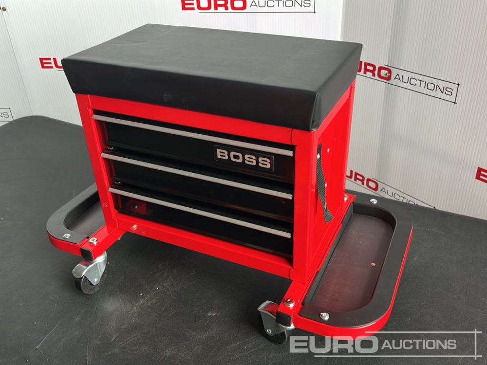 Unused Boss Wheeled Stool Tool Box, 3 Drawers, Magnetic Trays - Vybavenie garáže/ Dielne: obrázok 3 Unused Boss Wheeled Stool Tool Box, 3 Drawers, Magnetic Trays - Vybavenie garáže/ Dielne: obrázok 3