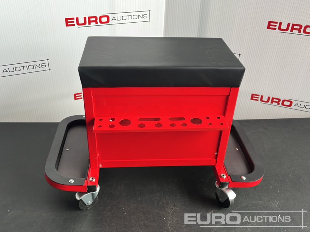 Vybavenie garáže/ Dielne Unused Boss Wheeled Stool Tool Box, 3 Drawers, Magnetic Trays: obrázok 20