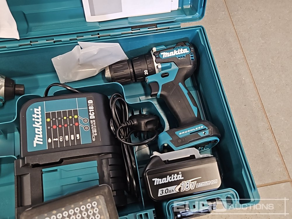 Unused Makita DHP453 18V LXT Combi Dril, Makita DTD152 18V LXT Impact Driver, Battery, Charger, Bit Set - Vybavenie garáže/ Dielne: obrázok 5 Unused Makita DHP453 18V LXT Combi Dril, Makita DTD152 18V LXT Impact Driver, Battery, Charger, Bit Set - Vybavenie garáže/ Dielne: obrázok 5