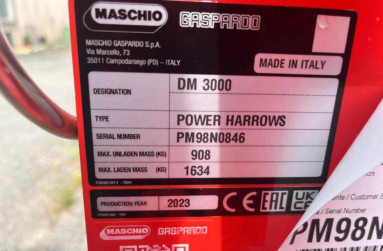Erpice rotante nuovo Maschio DM 300 - Rotačné brány: obrázok 4 Erpice rotante nuovo Maschio DM 300 - Rotačné brány: obrázok 4