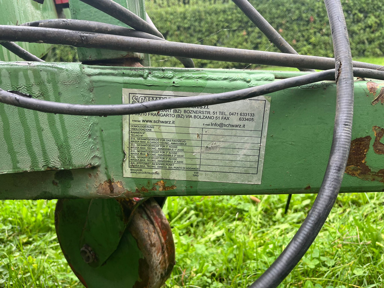 Rimorchio usato Schwarz t6057 - Poľnohospodársky príves plato: obrázok 4 Rimorchio usato Schwarz t6057 - Poľnohospodársky príves plato: obrázok 4