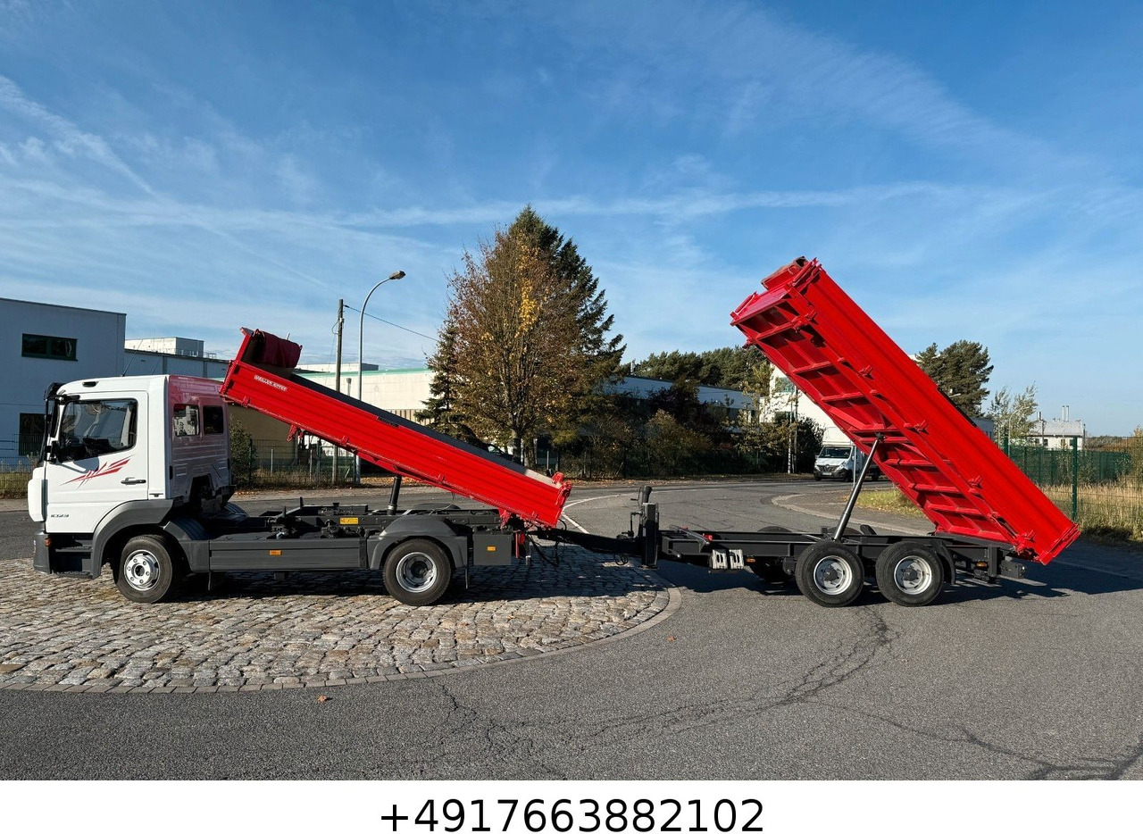 Mercedes-Benz Atego 1023 + Anhänger Dreiseitenkipper - Sklápač: obrázok 2 Mercedes-Benz Atego 1023 + Anhänger Dreiseitenkipper - Sklápač: obrázok 2