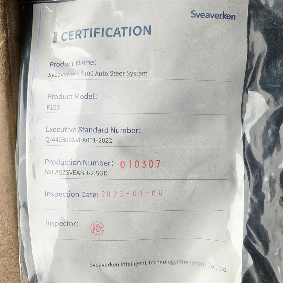 ABC Sveaverken F100 Auto Steer System - Traktor: obrázok 4 ABC Sveaverken F100 Auto Steer System - Traktor: obrázok 4