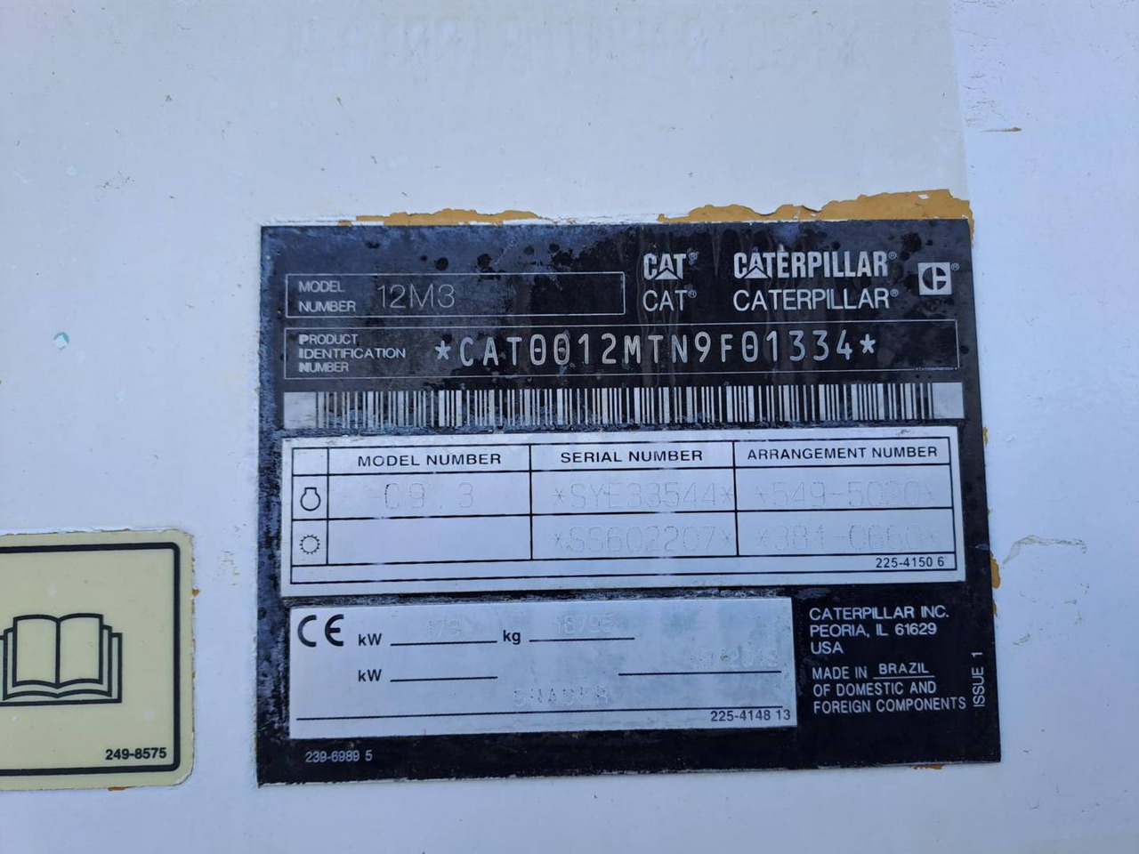 CAT 12M3 - Zrovnávač: obrázok 5 CAT 12M3 - Zrovnávač: obrázok 5