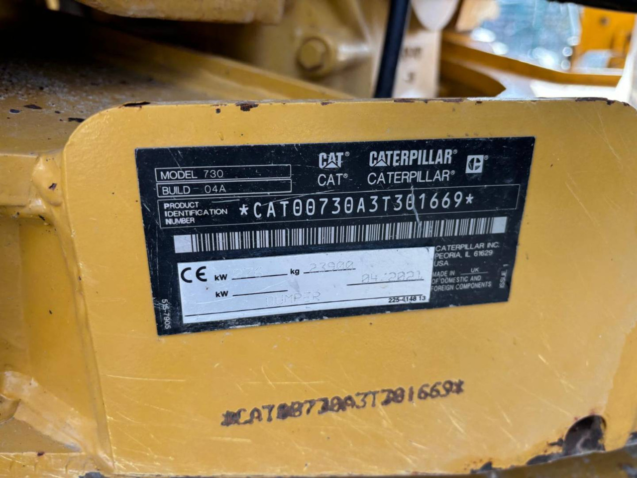 Leasing CAT 730 CAT 730: obrázok 6